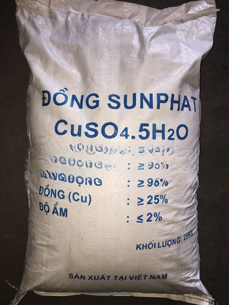Đồng Sunphat - CuSO4 - Hóa Chất Lý Hùng - Công Ty TNHH Công Nghệ Lý Hùng